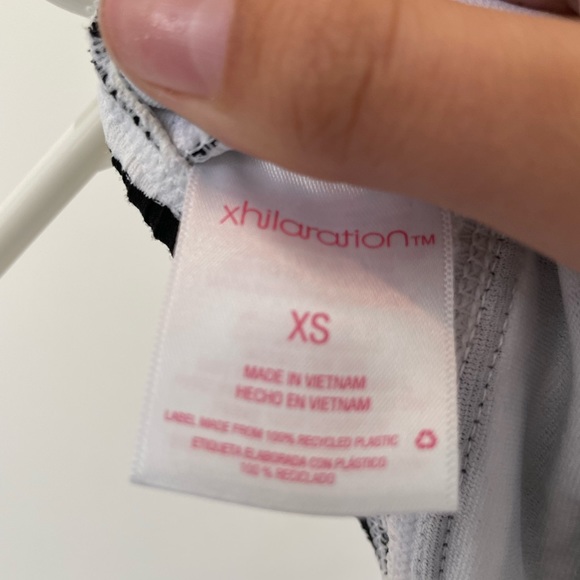 BLACK A WHITE STRIPE AND PINK BIKINI FROM TARGET - Picture 7 of 9